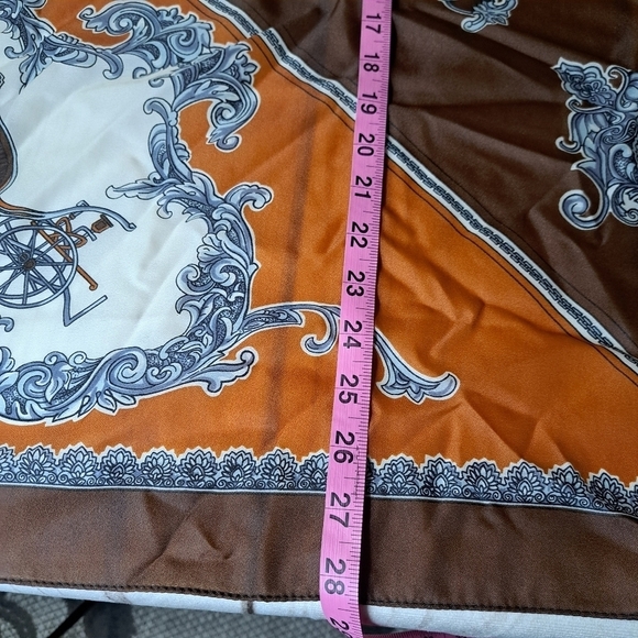 Brown and Orange Scarf - Picture 3 of 11